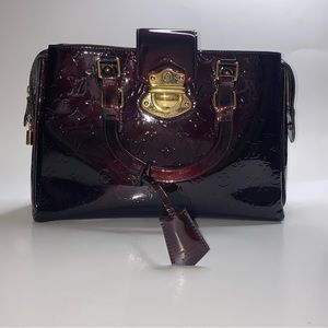 Louis Vuitton Melrose avenue Vernis Handbag M93757 Amarant